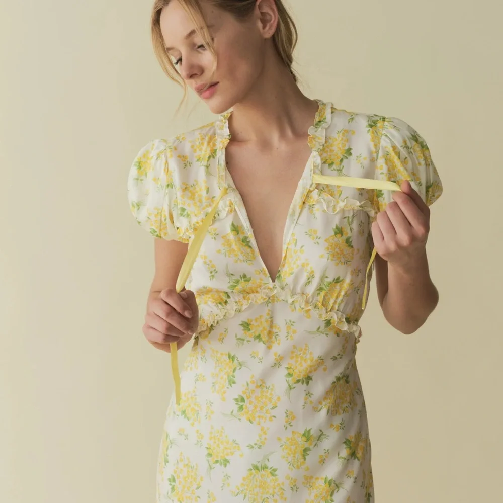 Doen Orianna Dress Salt May Bell Floral - Picture 4 of 10